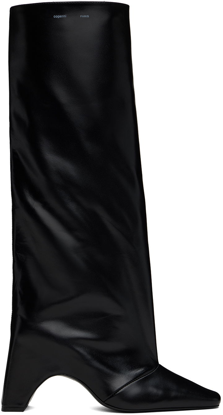 Šaty Coperni Coperni Bridge Leather Boots Čierna | COPSH03857