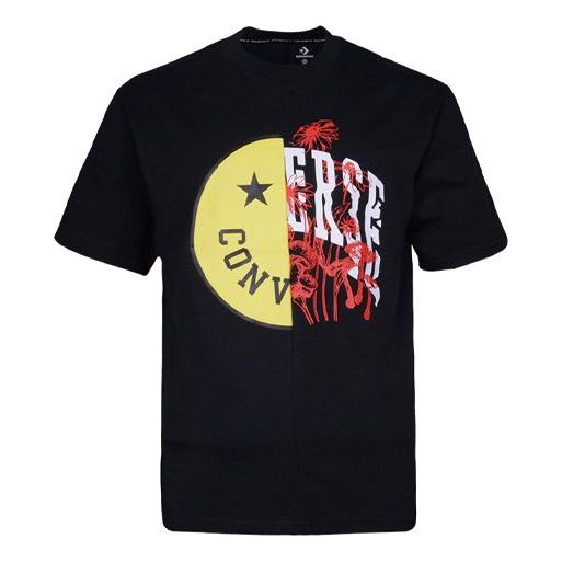 Tričko Converse Converse Smile Split Graphic Tee Čierna | 10018841-A04