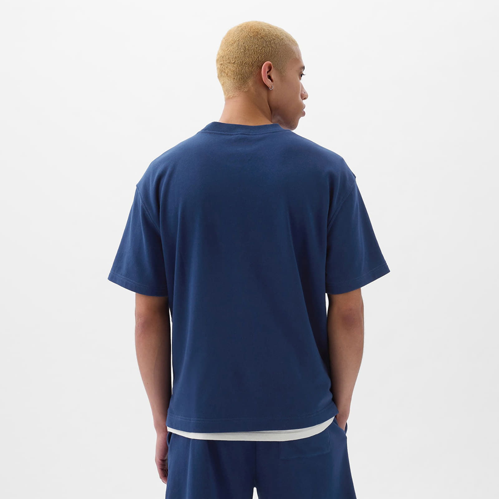 Shortsleeve Crew Neck Top Pangea Blue