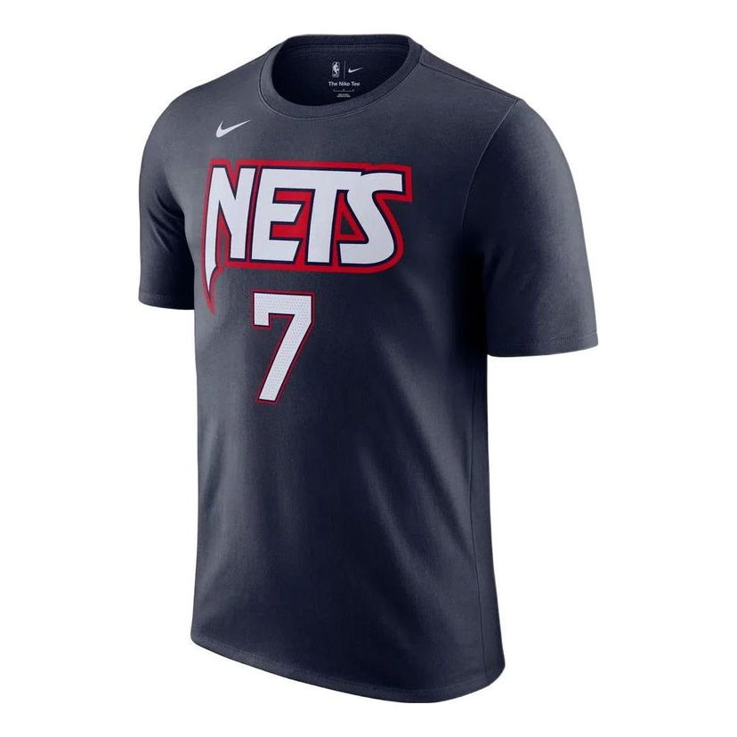 Dres Nike NBA Brooklyn Nets Durant #7 T-Shirt Navy | DA7359-419