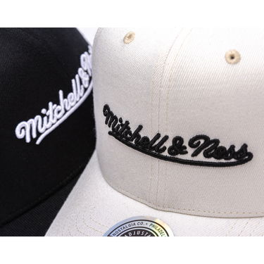 Šiltovka Mitchell & Ness Mitchell & Ness Branded Script Stretch Cap Čierna | HC12184-MNNBLCK, 6