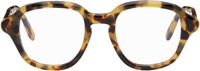 Slim Tortoiseshell Round Glasses