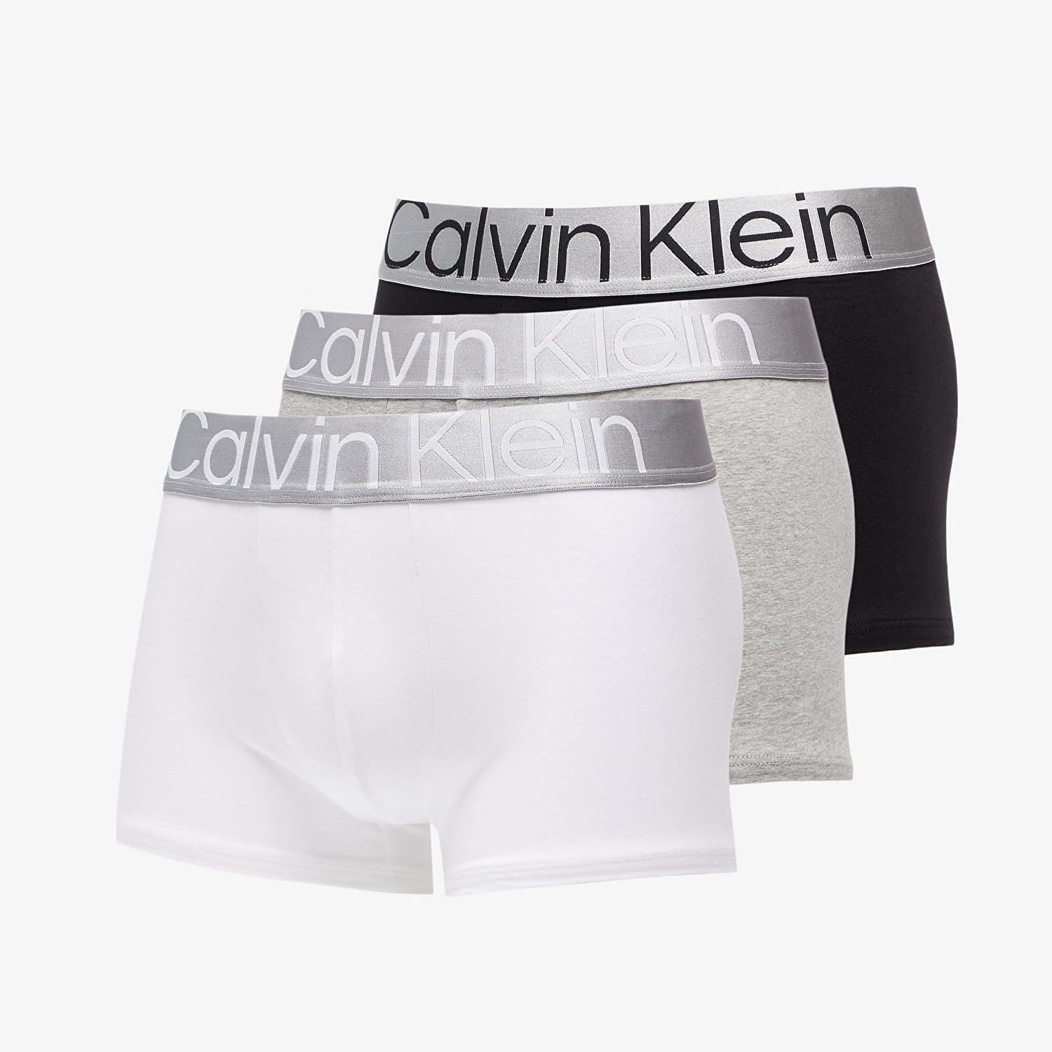 Boxerky CALVIN KLEIN Ckr Steel Cotton Trunk 3Pk Rôznofarebný | NB3130A MPI, 0
