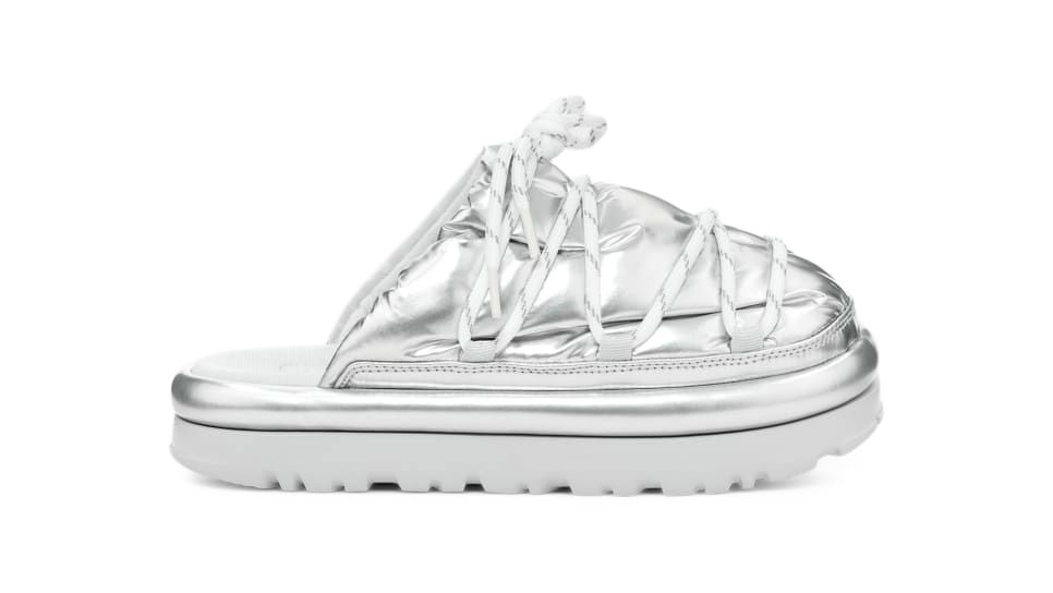Tenisky a topánky UGG Hi Shine Spaceslider Slide "Silver" W Metalická | 1149033-SLVR, 0