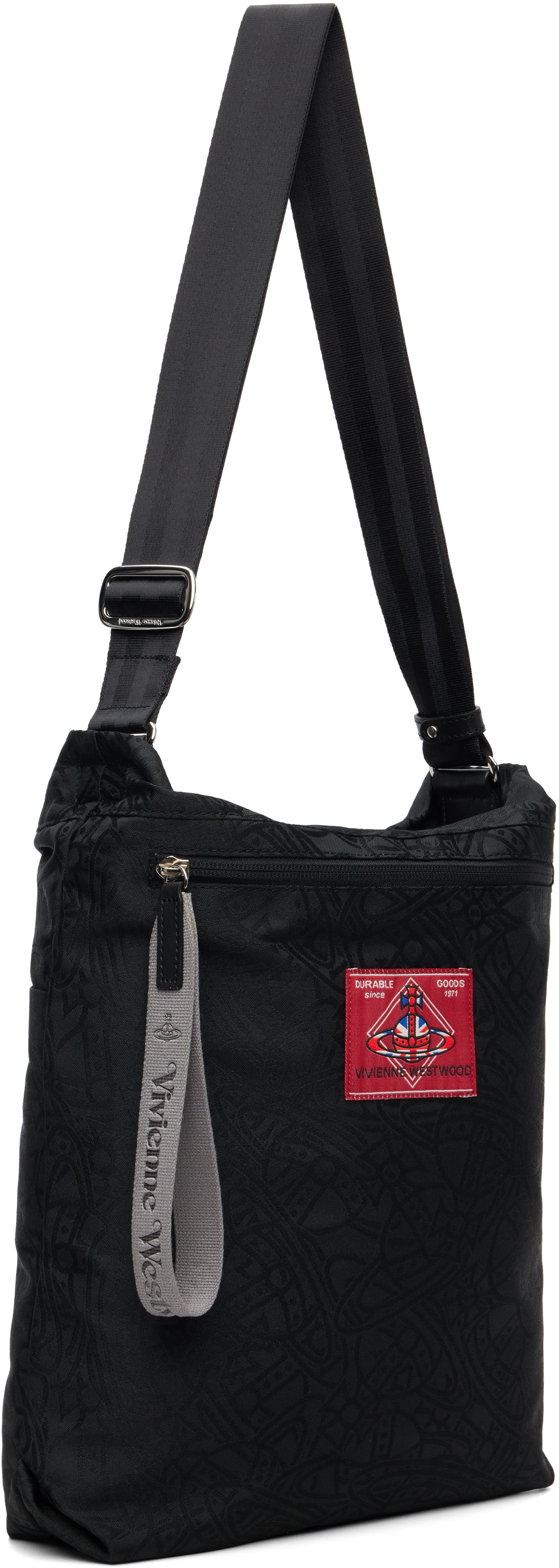 Taška cez rameno Vivienne Westwood Vivienne Westwood Tangled Orb Jacquard Luke Pouch Čierna | 4802000GU-W016Q-, 1