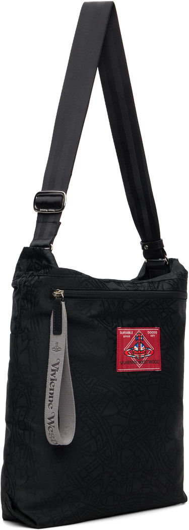 Taška cez rameno Vivienne Westwood Vivienne Westwood Tangled Orb Jacquard Luke Pouch Čierna | 4802000GU-W016Q-, 1