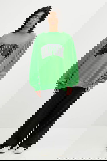 Mikina 032C 032C 'Lucky Strike' Print Sweatshirt Zelené | S25.URC.0521.450, 4