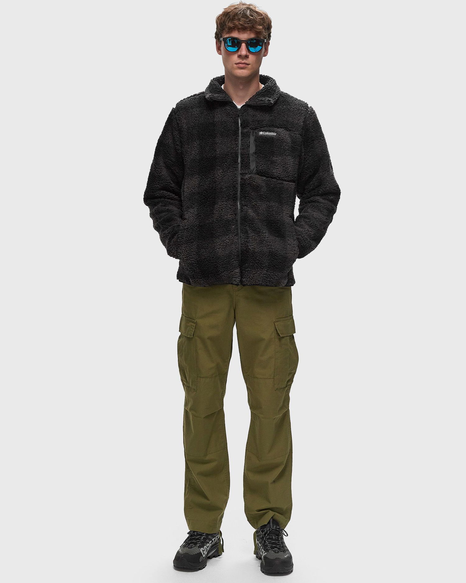 Bunda Columbia Winter Pass Printed Fleece Čierna | 2097841012, 1