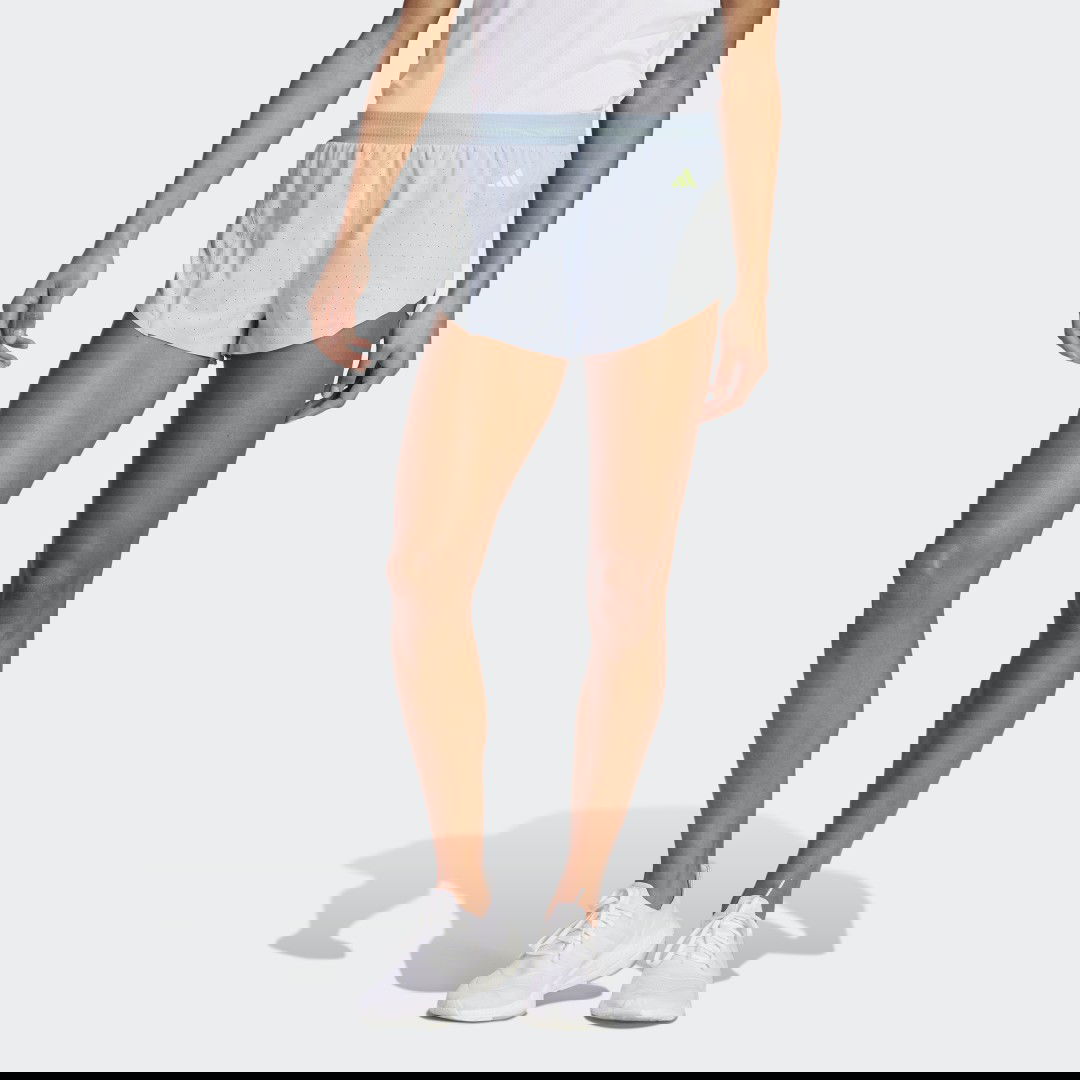 Šortky adidas Performance Adizero Running Split Shorts Tyrkysová | IK4368, 0