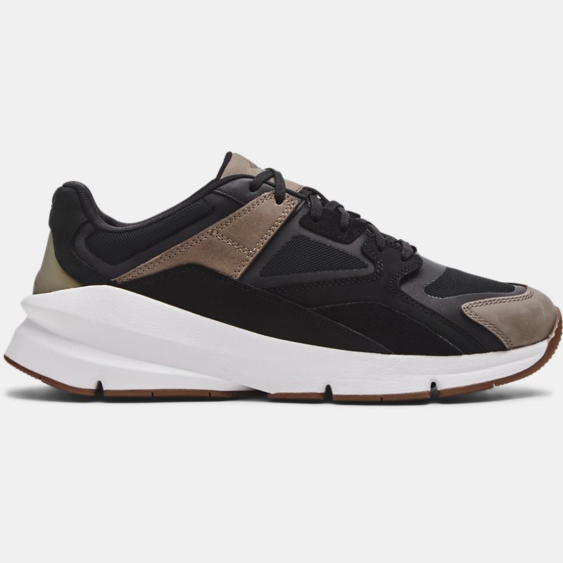 Tenisky a topánky Under Armour Unisex Forge 96 Schuhe Schwarz / Taupe Dusk / Schwarz 38.5 Čierna | 3027718-001
