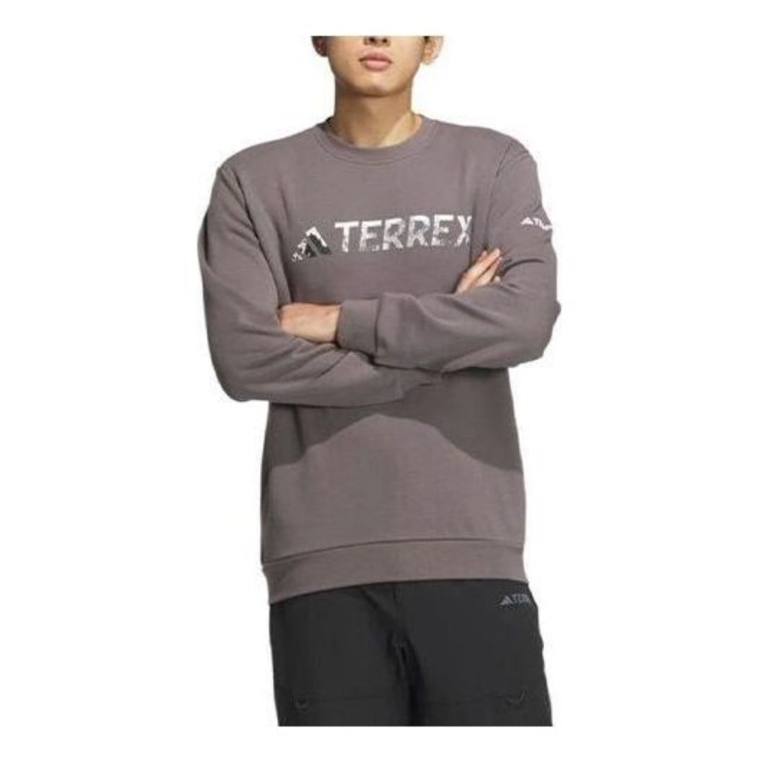 Mikina adidas Performance Terrex Long Sleeve T-Shirt Šedá | JE6768, 0