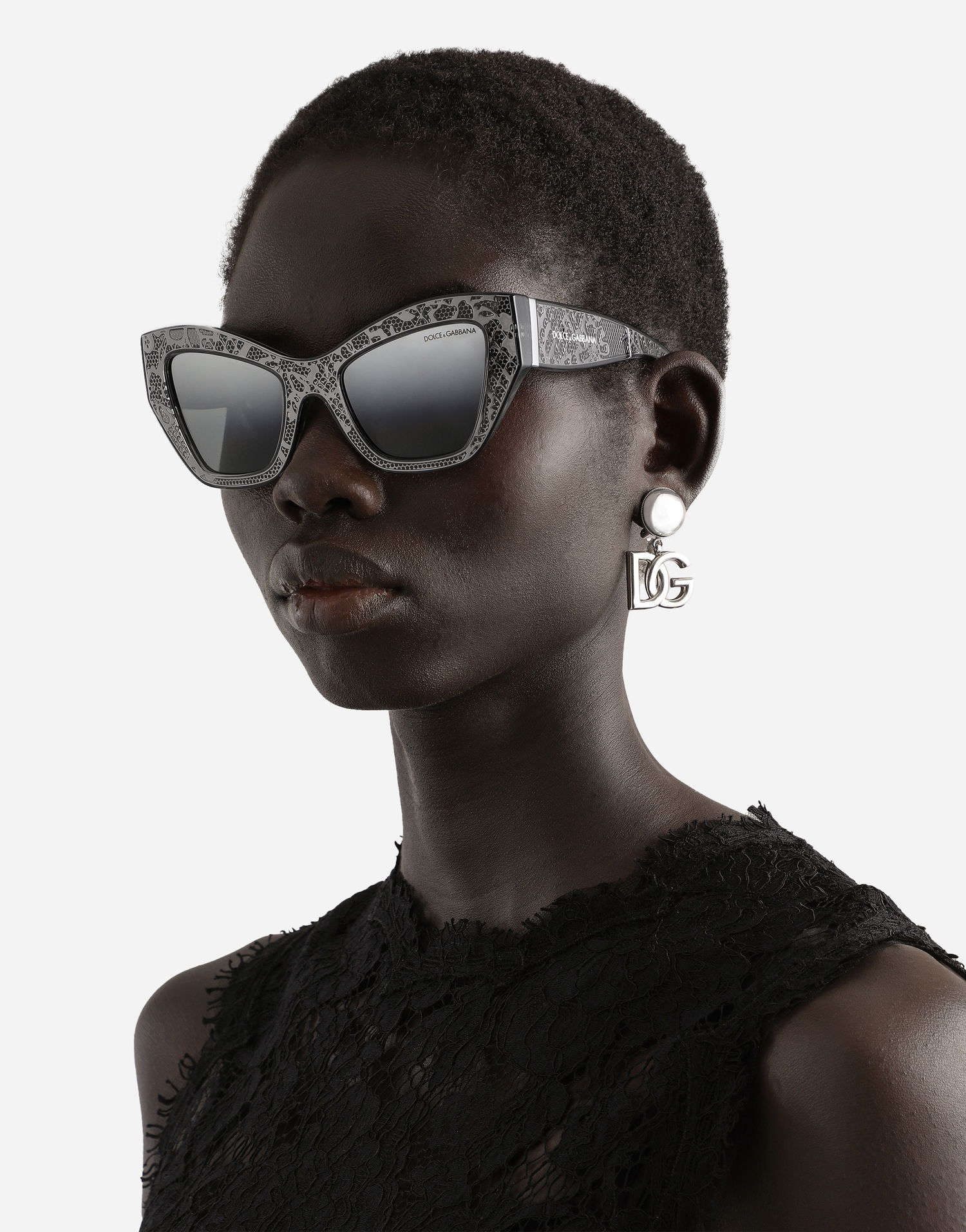 Slnečné okuliare Dolce & Gabbana Dolce & Gabbana DG Lace Sunglasses Metalická | VG4494VP06G9V000, 1
