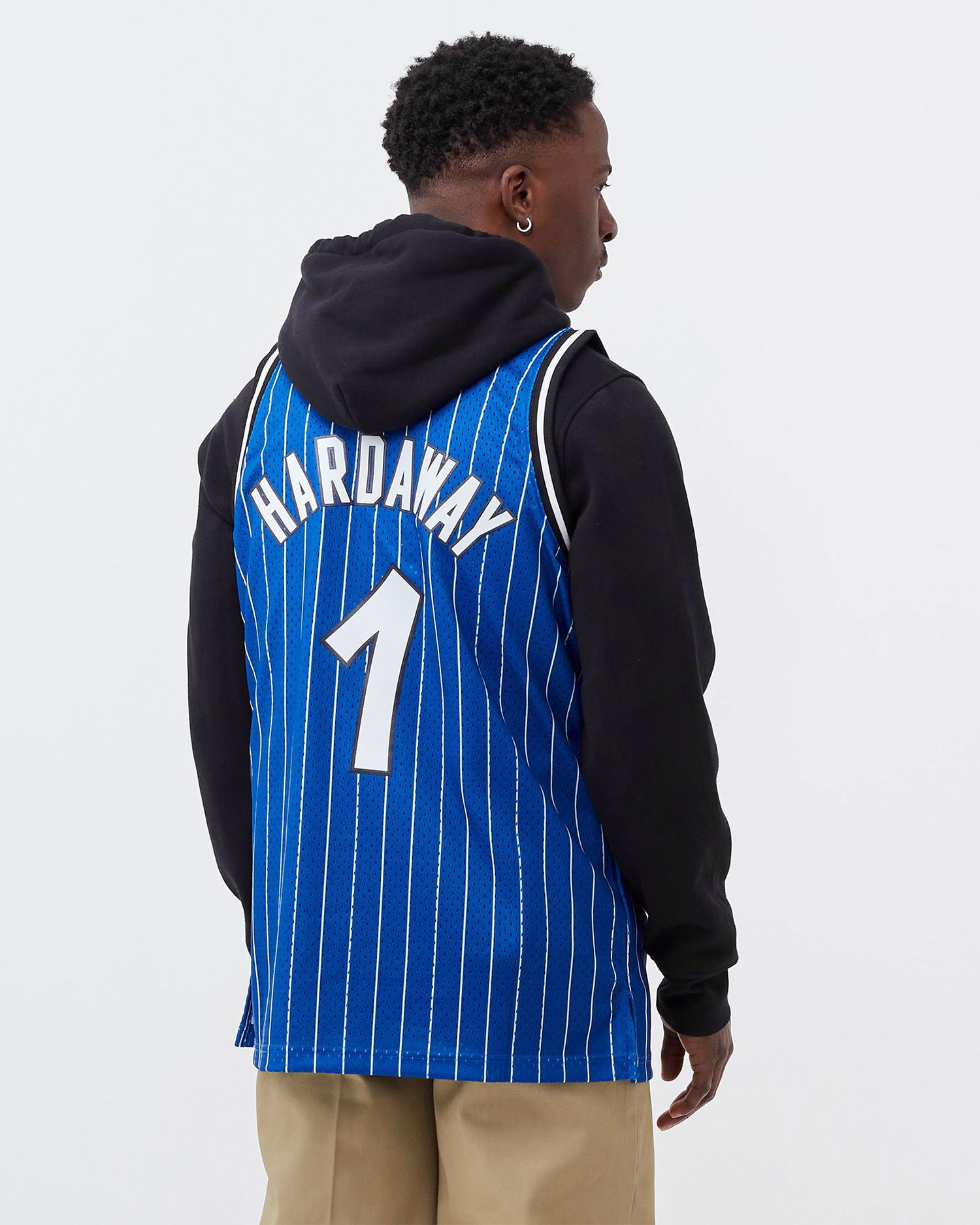 Dres Mitchell & Ness NBA Swingman Jersey Orlando Magic Road 1994-95 Anfernee Hardaway #1 Modrá | SMJYGS18192-OMAROYA94AHA, 1
