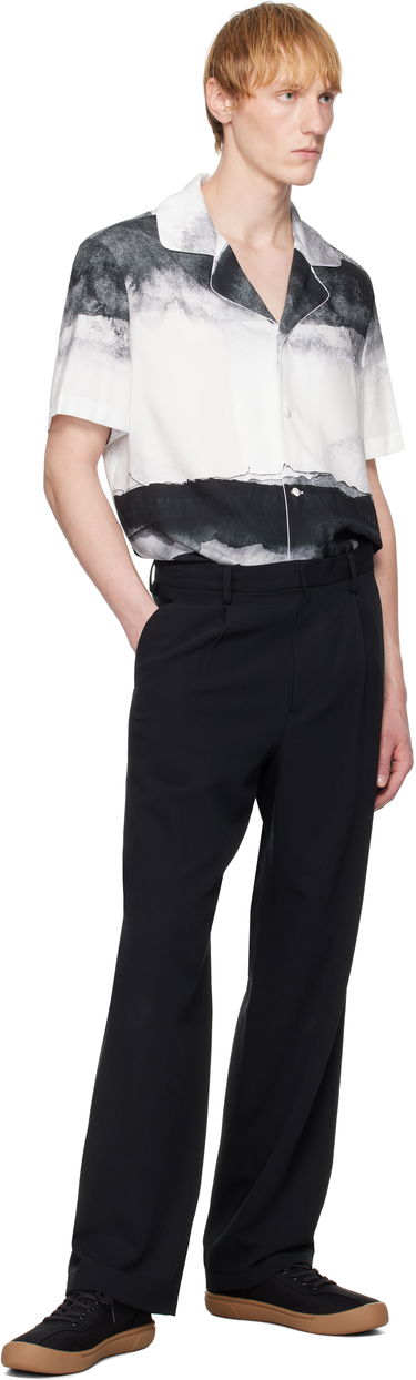 Košeľa Balmain Balmain Pyjama Moon Print Shirt Biela | EH0HN087VI27, 3
