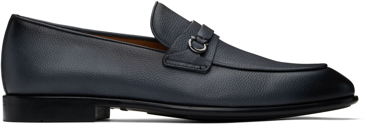 Tenisky a topánky FERRAGAMO Salvatore Ferragamo Gancini Ornament Loafers Navy | 778747, 0