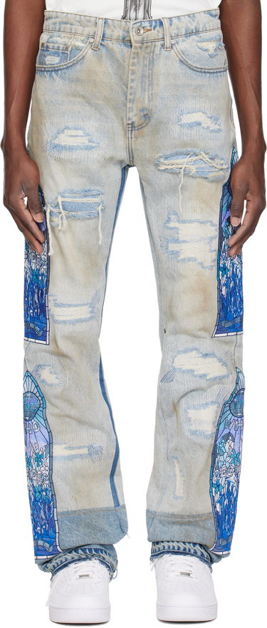 Džínsy Who Decides War Who Decides War Winter Mechanic Jeans Modrá | 1121200008SS25, 0