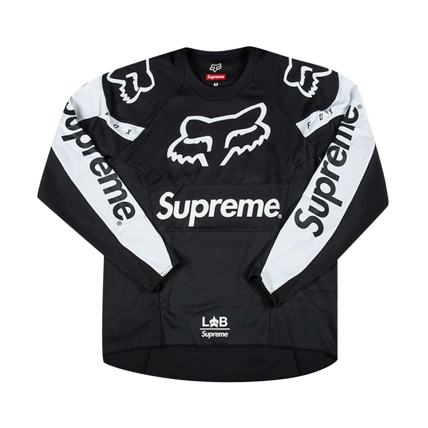 Dres Supreme Fox Racing Moto x Jersey Top Čierna | SS18KN58 BLACK, 1