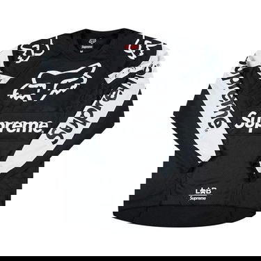 Dres Supreme Fox Racing Moto x Jersey Top Čierna | SS18KN58 BLACK, 1
