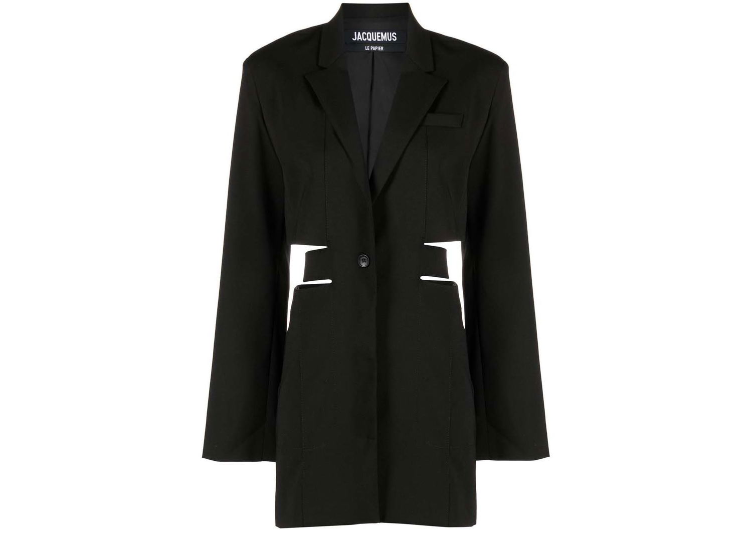 Šaty Jacquemus Cut-Out Blazer Čierna | 221DR0161075990, 0