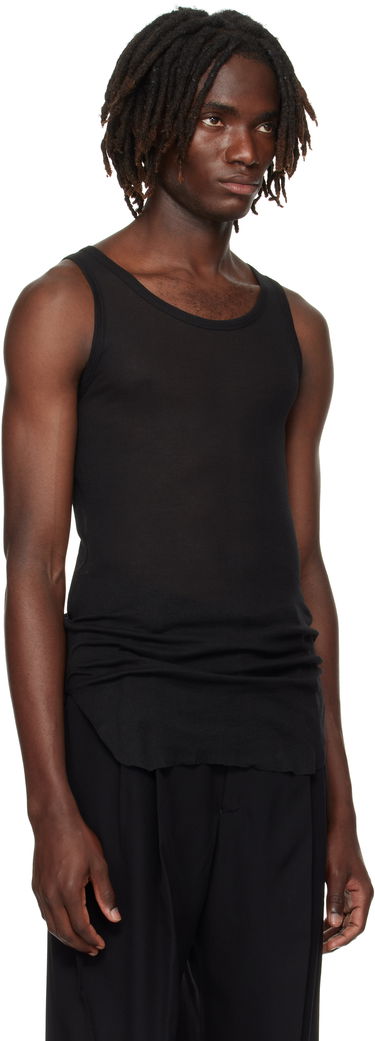 Tielko Ann Demeulemeester Ann Demeulemeester Boris Ruched Tank Top Čierna | B0011785-FA434-099, 1