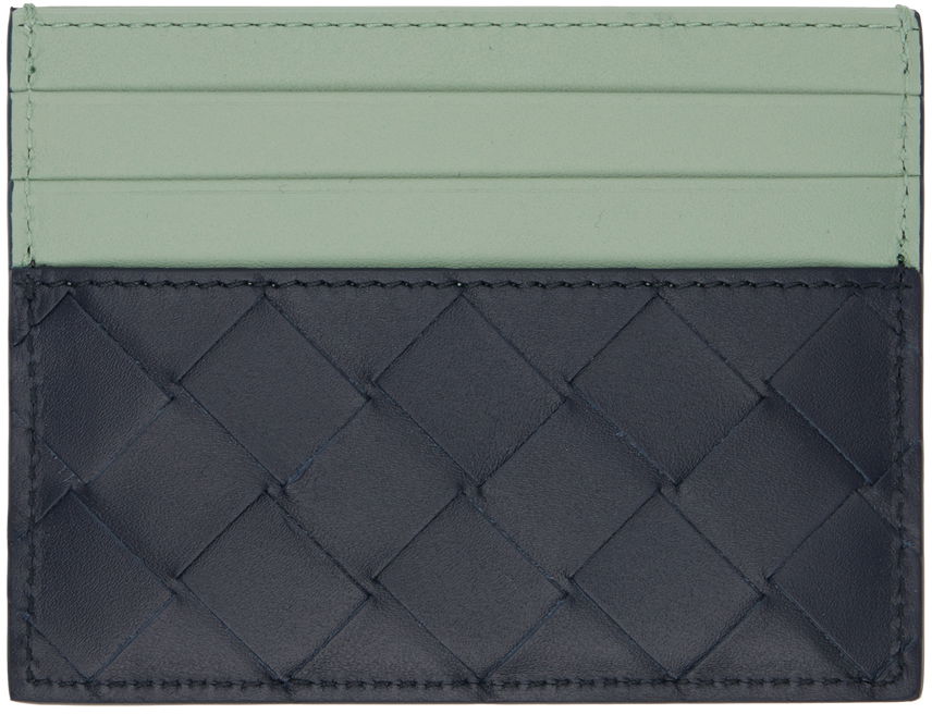Peňaženka Bottega Veneta Intrecciato Credit Card Holder Zelené | 795612-VCPQ5-4176, 1
