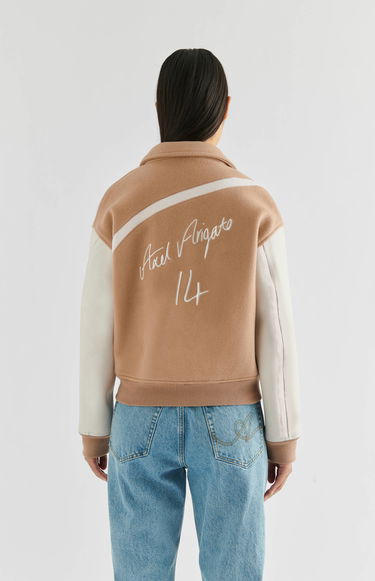 Bunda AXEL ARIGATO Bay Varsity Jacket Hnedá | A2116002, 3