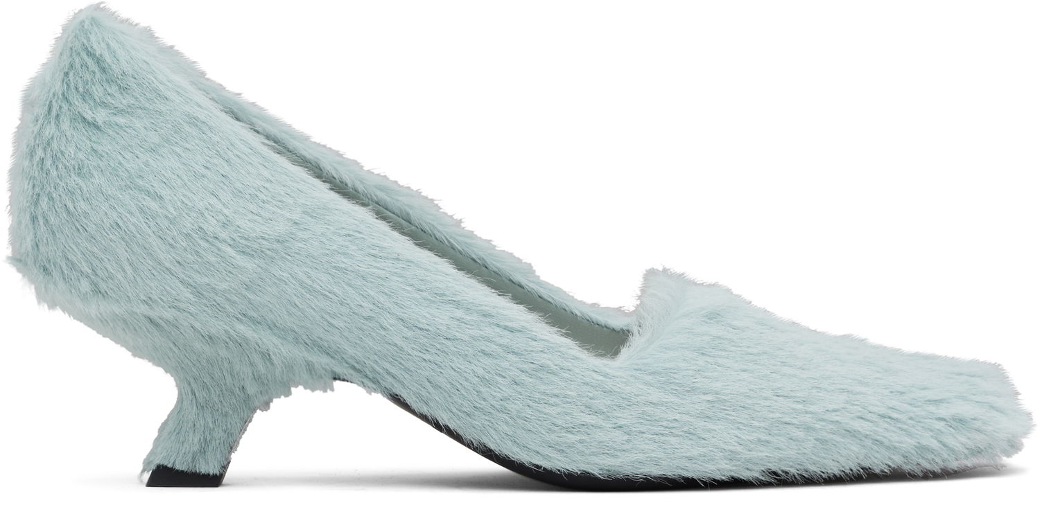 Tenisky a topánky Bottega Veneta Bottega Veneta Boogie Fur Heels Modrá | 816551 V55Q0, 0