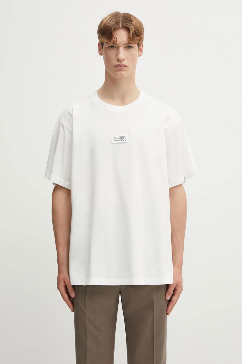 Tričko Maison Margiela MM6 Maison Margiela x MM6 Wardro T-Shirt Biela | SH0GC0032.S24312.101