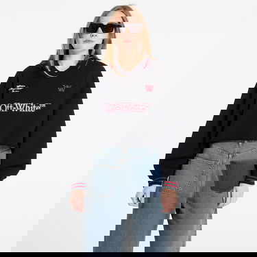 Mikina Off-White Sporty Crop Polo Sweatshirt Čierna | OWBA07BF25FLE0011026, 0