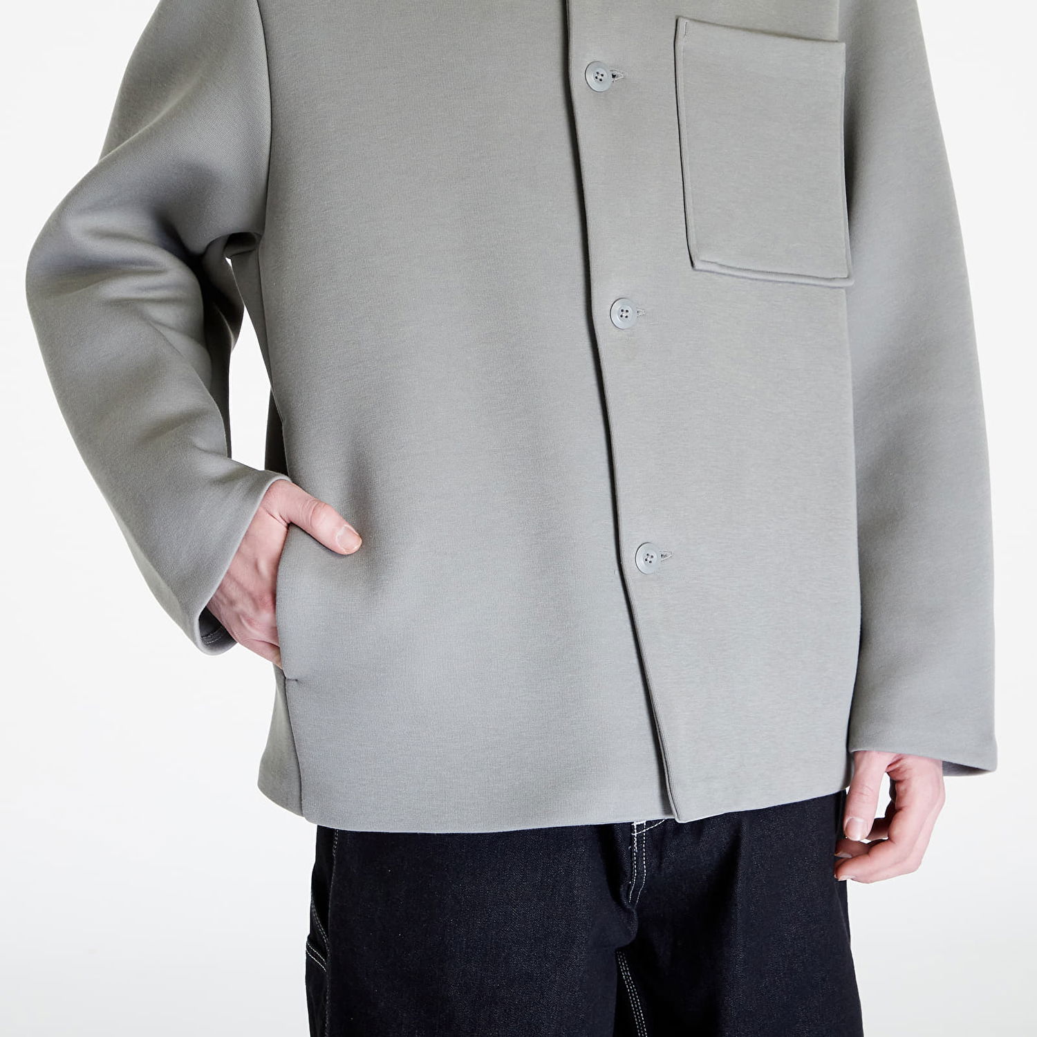 Bunda Nike Sportswear Tech Fleece Reimagined Oversized Shacket "Dark Stucco" Šedá | FB8167-053, 1