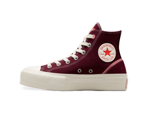 Tenisky a topánky Converse Womens Chuck Taylor All Star Lift Hi Trainer Vínová | A07114C