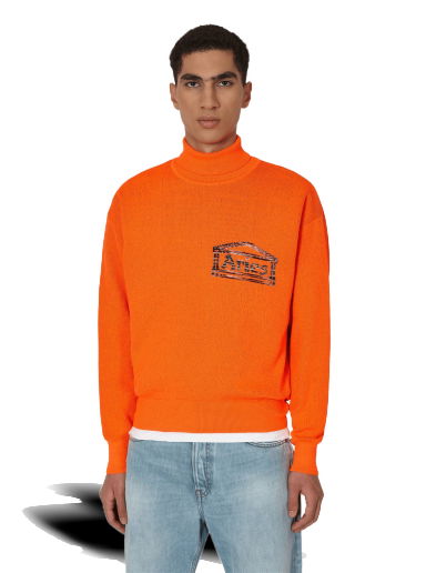 Sveter Aries Temple Fluro Turtleneck Sweater Oranžová | FTAR20024 ORG