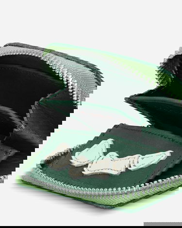 Peňaženka KAPITAL Thumb-Up Bone Hand Zip Mini Wallet Zelené | EK-1401XG GREEN, 5