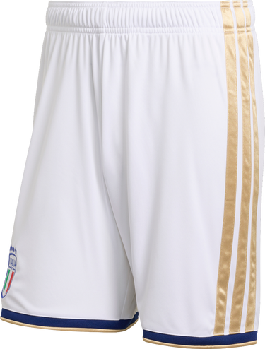 Šortky adidas Performance Italy Home Football Shorts with Side Stripes and Contrast Trim Biela | JL6941, 1