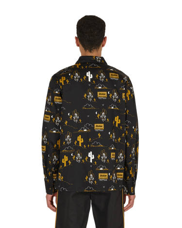 Košeľa Dickies Bettles AOP Shirt Čierna | DK0A4XGY BLK1, 4