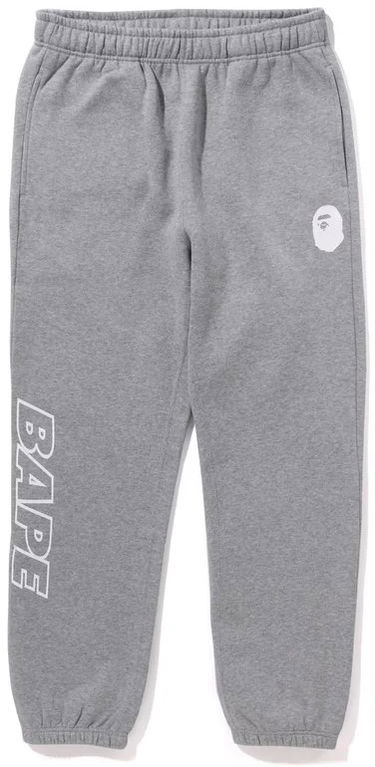 Tepláky BAPE Logo Sweatpants Šedá | 1K20-182-003-PANTS, 0