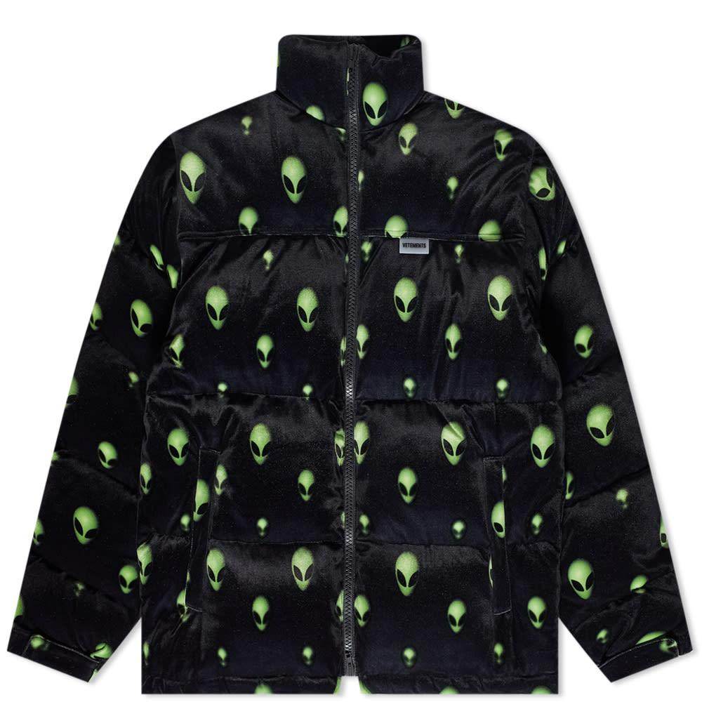 Prešívaná bunda VETEMENTS Alien Puffer Jacket Čierna | UA53JA600E, 0