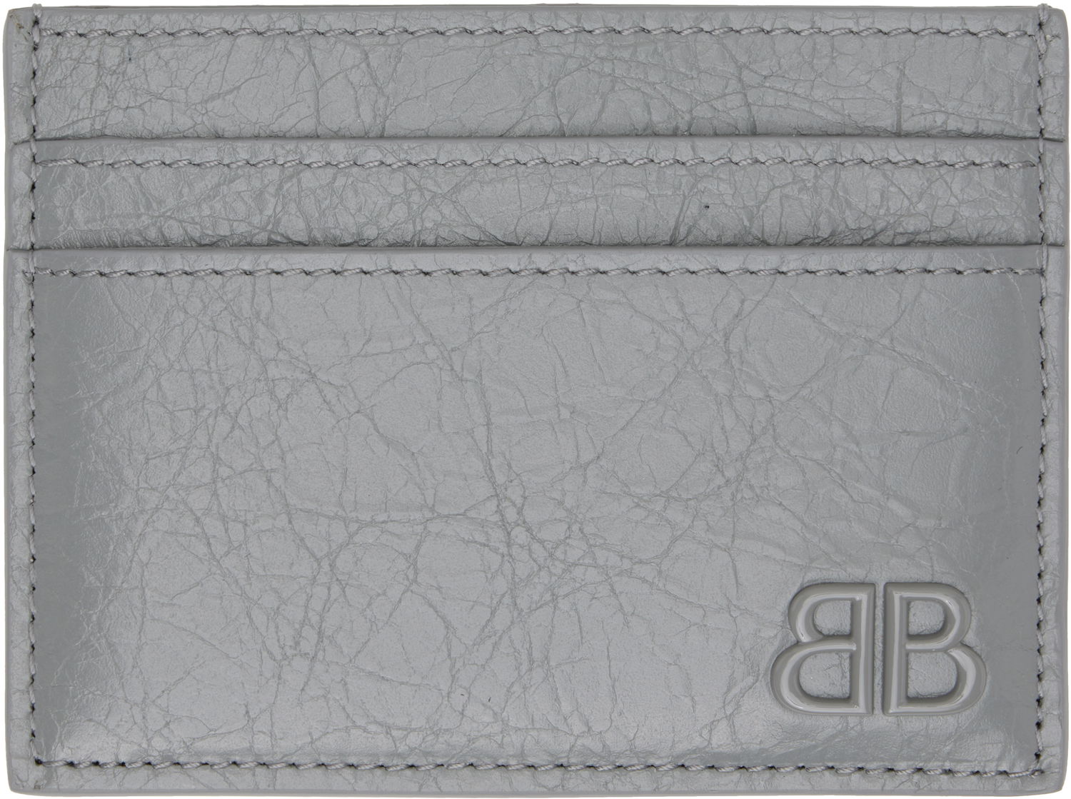 Peňaženka Balenciaga Balenciaga Monaco Card Holder Šedá | 7665472AA0W, 0