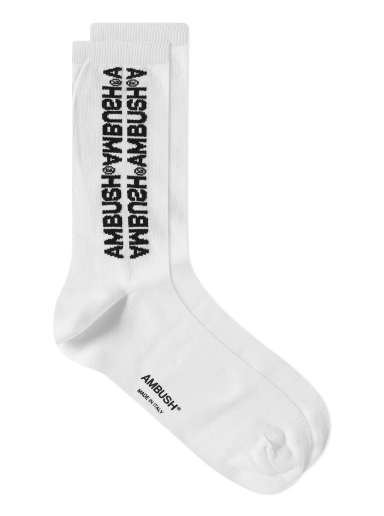 Ponožky Ambush Logo Sock Biela | BMRA014S23KNI0010110