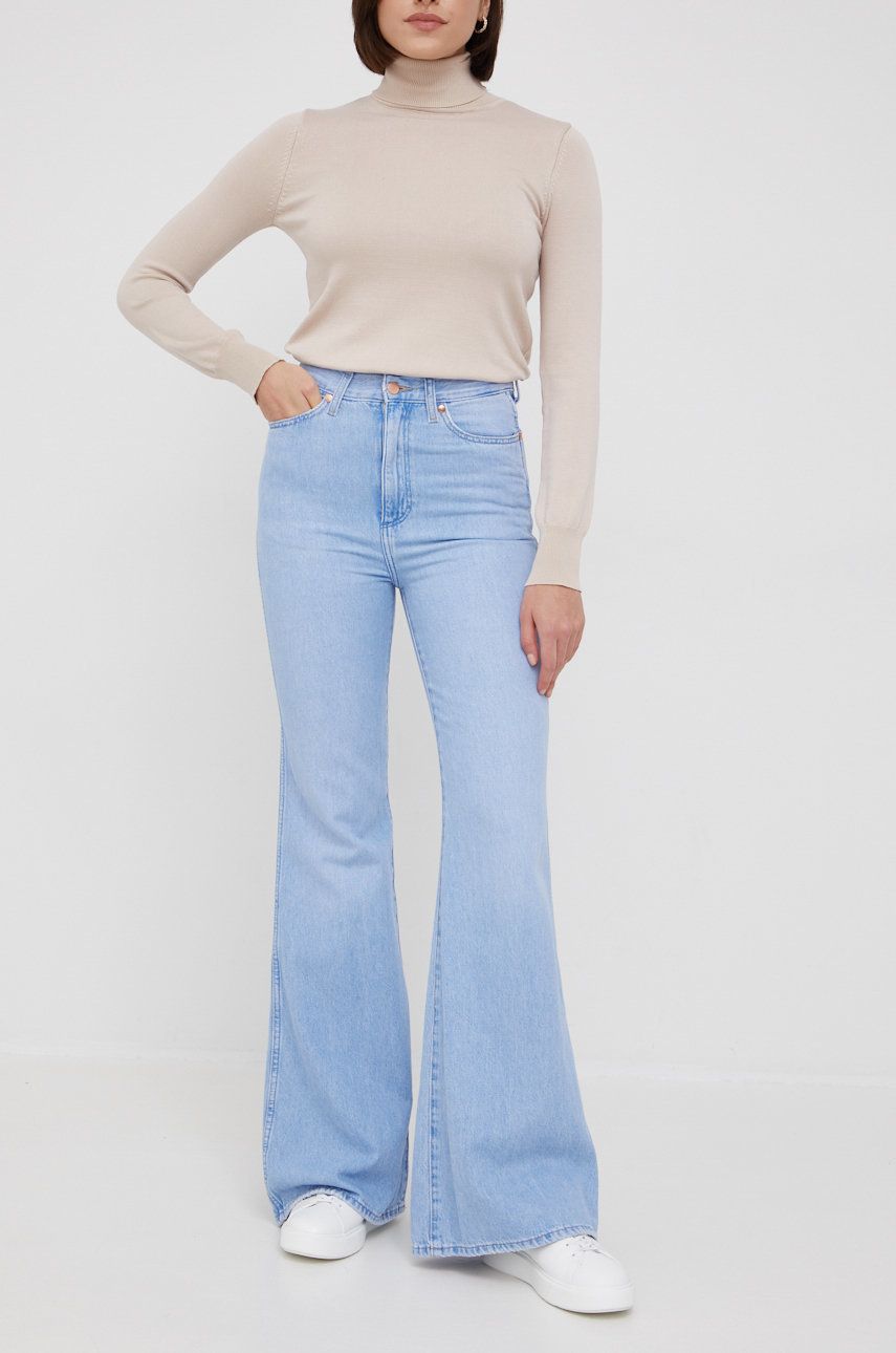 Džínsy Wrangler Wanderer Ice Ice Baby Jeans Modrá | W2H4PI41V, 0