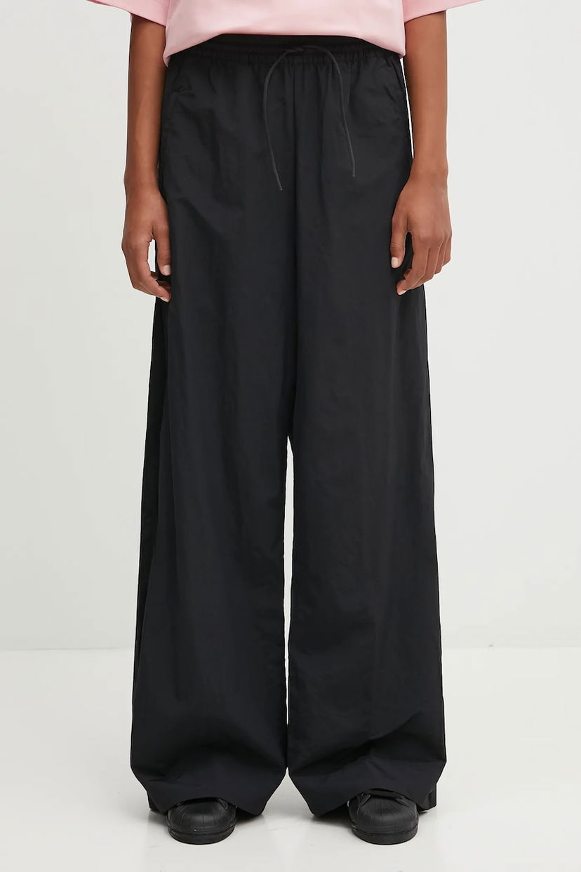 Nohavice Y-3 Y-3 High-Waisted Wide-Leg Nylon Pants Čierna | KC8369