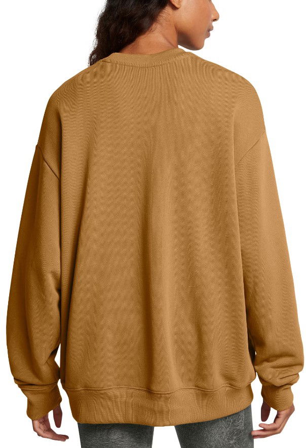 Sveter Under Armour Project Rock Heavyweight Crew Sweatshirt Hnedá | 1386444-707, 1