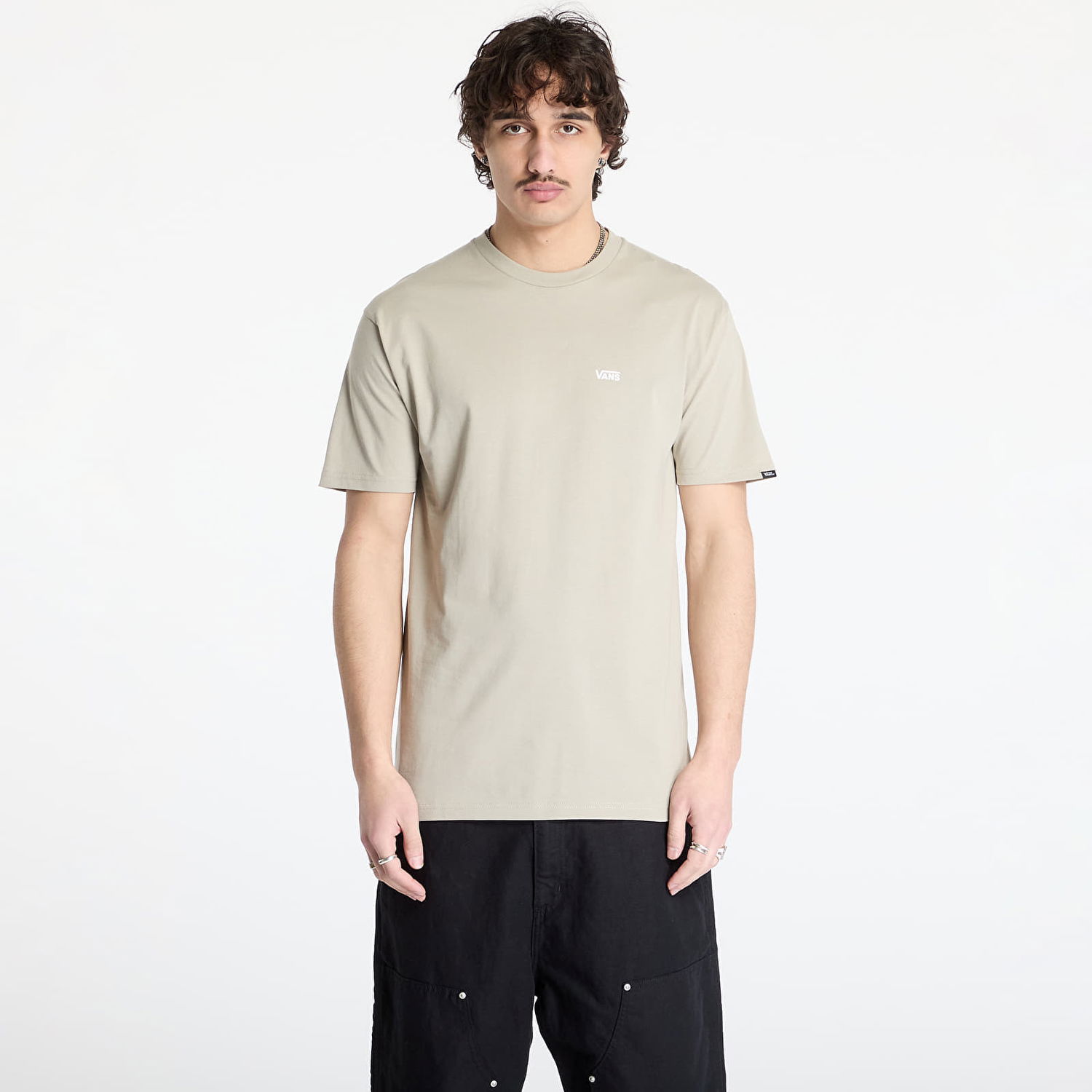 Tričko Vans Vans Left Chest Logo Tee Béžová | VN0A3CZEZUJ1, 0