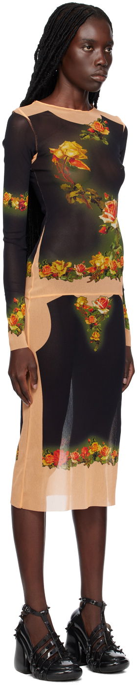 Šaty Jean Paul Gaultier Jean Paul Gaultier 'The Fleurs Petit Grand' Midi Dress Rôznofarebný | 23/12-F- RO045-T525-6800, 1