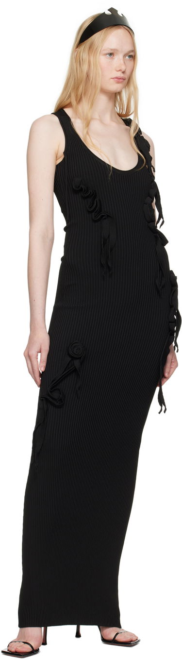 Šaty Coperni Coperni Knitted Ribbon Tank Maxi Dress Čierna | COPML144Y3011, 3