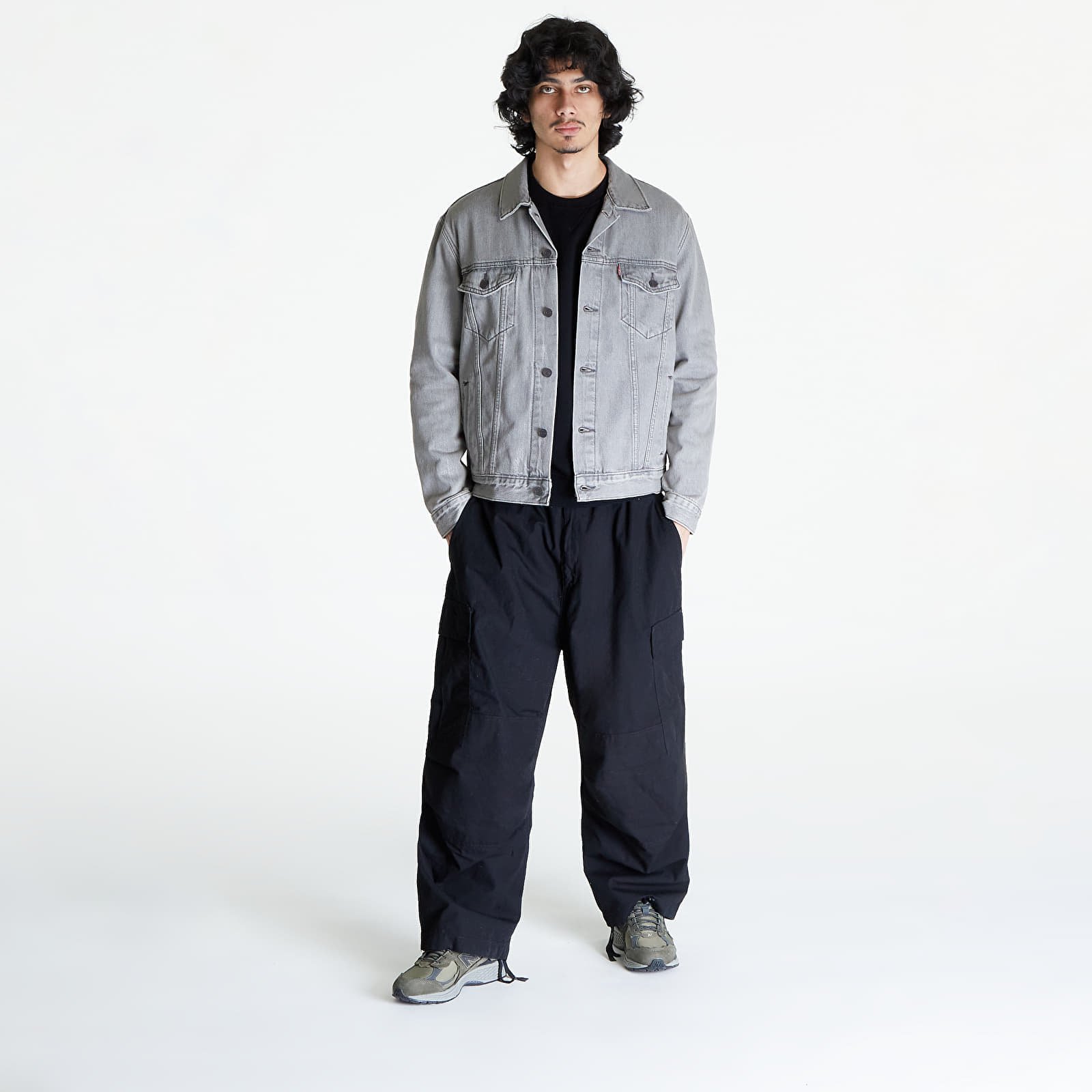 Men's denim jacket ® Trucker Jacket Gray