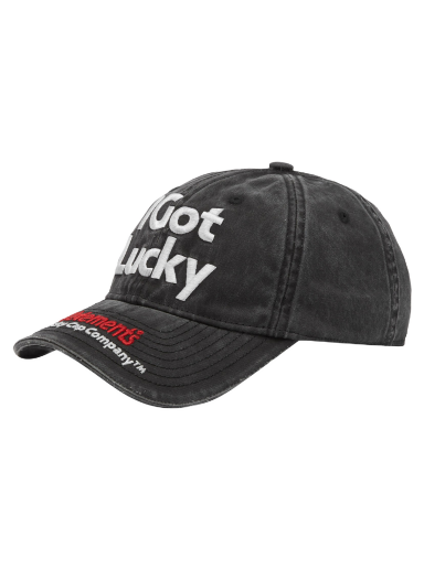 Šiltovka VETEMENTS Lucky Cap Black Čierna | UE54CA160B