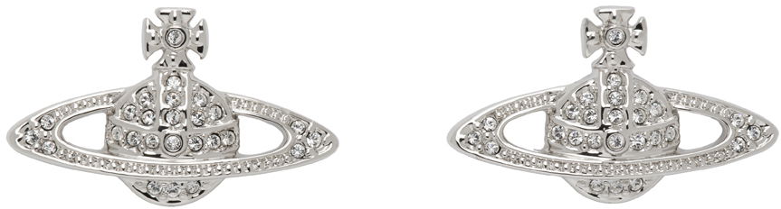 Náušnice Vivienne Westwood Mini Bas Relief Silver Cuff Links Metalická | 65030003-02P116-CN, 0