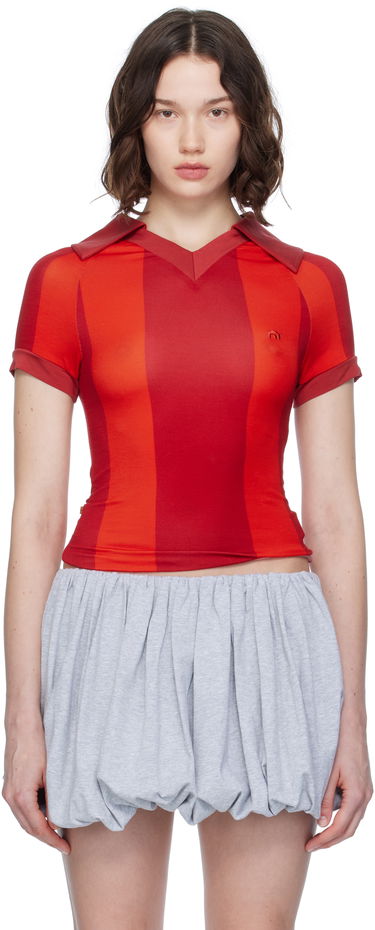 Polo tričko Miaou Miaou Polo Shirt Červená | 7191TJBRST, 0