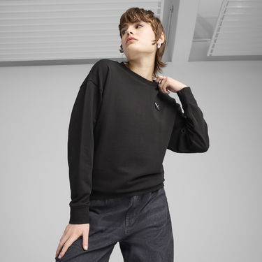 Mikina Puma ESS Elevated Comfort Sweatshirt Čierna | 685017_01, 0